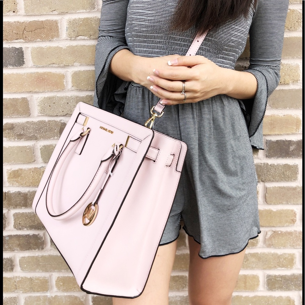 Michael Kors Dillon Large Satchel Crossbody Pink - Picture 2 of 7